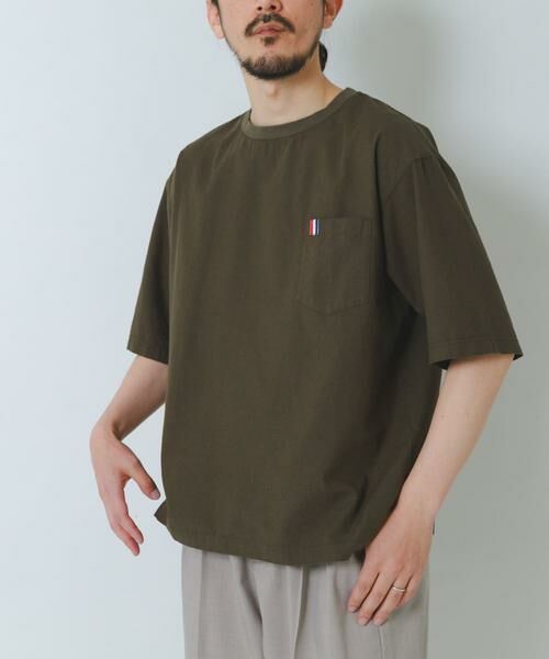 URBAN RESEARCH ITEMS / アーバンリサーチ アイテムズ Tシャツ | 『吸水速乾』フレンチリネン×COOLMAX フハクTシャツ | 詳細4