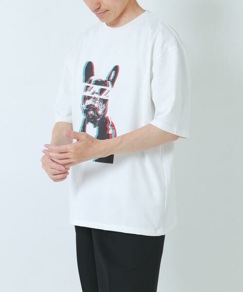URBAN RESEARCH ITEMS / アーバンリサーチ アイテムズ Tシャツ | 『接触冷感/吸水速乾/UVカット』DOG IN SHADES プリントTシャツ | 詳細3