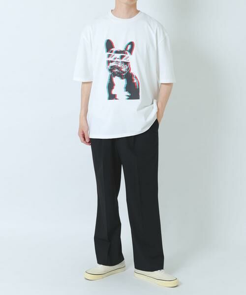 URBAN RESEARCH ITEMS / アーバンリサーチ アイテムズ Tシャツ | 『接触冷感/吸水速乾/UVカット』DOG IN SHADES プリントTシャツ | 詳細5
