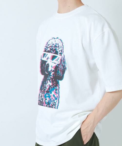 URBAN RESEARCH ITEMS / アーバンリサーチ アイテムズ Tシャツ | 『接触冷感/吸水速乾/UVカット』DOG IN SHADES プリントTシャツ | 詳細23