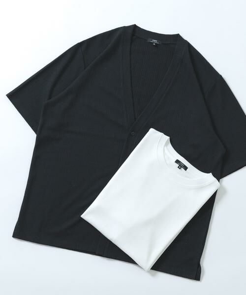 URBAN RESEARCH ITEMS / アーバンリサーチ アイテムズ Tシャツ | 『接触冷感』ランダムピッチ5sカーディガン+冷感Tシャツ セット | 詳細21