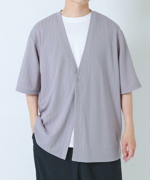 URBAN RESEARCH ITEMS / アーバンリサーチ アイテムズ Tシャツ | 『接触冷感』ランダムピッチ5sカーディガン+冷感Tシャツ セット | 詳細26