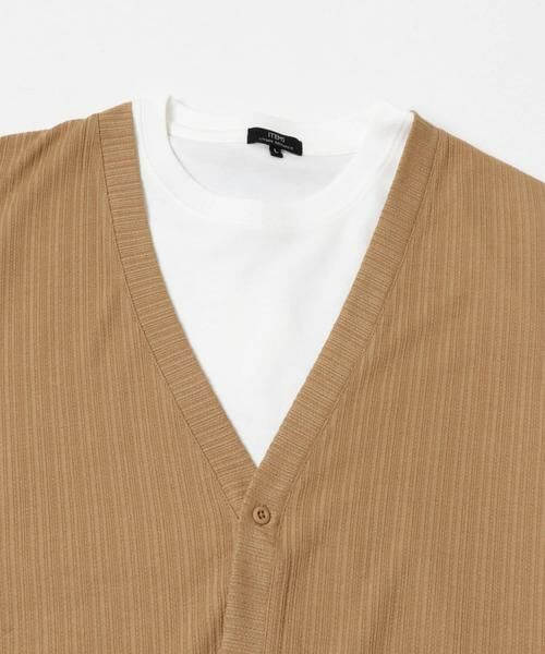 URBAN RESEARCH ITEMS / アーバンリサーチ アイテムズ Tシャツ | 『接触冷感』ランダムピッチ5sカーディガン+冷感Tシャツ セット | 詳細15