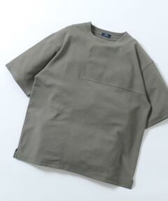 URBAN RESEARCH ITEMS / アーバンリサーチ アイテムズ Tシャツ | シャドーパターンキリカエ半袖Tシャツ