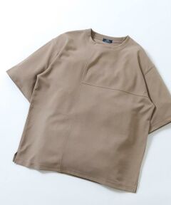 URBAN RESEARCH ITEMS / アーバンリサーチ アイテムズ Tシャツ | シャドーパターンキリカエ半袖Tシャツ