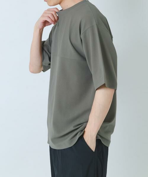 URBAN RESEARCH ITEMS / アーバンリサーチ アイテムズ Tシャツ | シャドーパターンキリカエ半袖Tシャツ | 詳細4