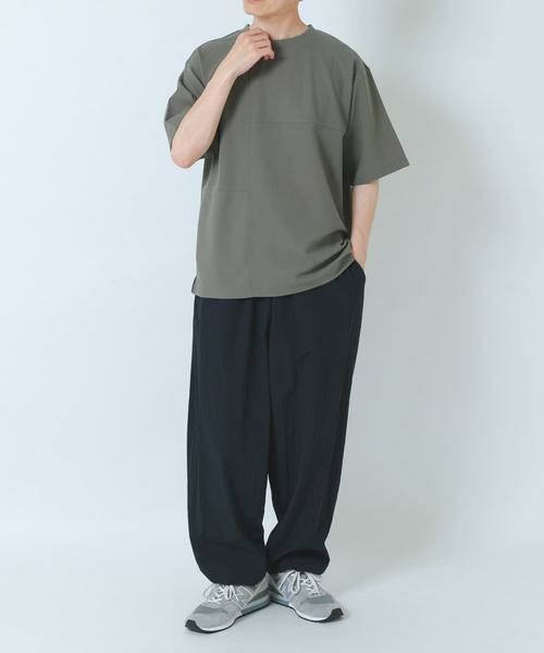 URBAN RESEARCH ITEMS / アーバンリサーチ アイテムズ Tシャツ | シャドーパターンキリカエ半袖Tシャツ | 詳細7