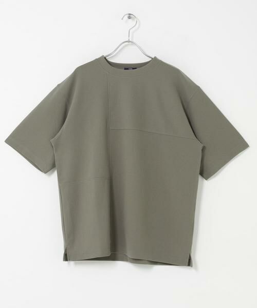 URBAN RESEARCH ITEMS / アーバンリサーチ アイテムズ Tシャツ | シャドーパターンキリカエ半袖Tシャツ | 詳細8