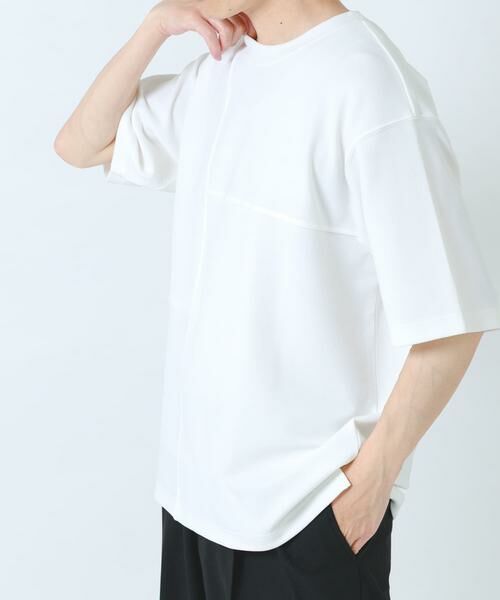 URBAN RESEARCH ITEMS / アーバンリサーチ アイテムズ Tシャツ | シャドーパターンキリカエ半袖Tシャツ | 詳細17