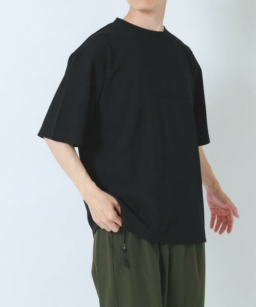 URBAN RESEARCH ITEMS / アーバンリサーチ アイテムズ Tシャツ | シャドーパターンキリカエ半袖Tシャツ | 詳細24