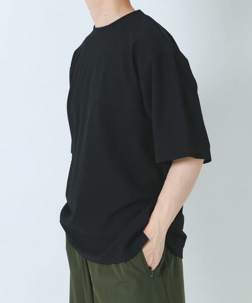 URBAN RESEARCH ITEMS / アーバンリサーチ アイテムズ Tシャツ | シャドーパターンキリカエ半袖Tシャツ | 詳細25