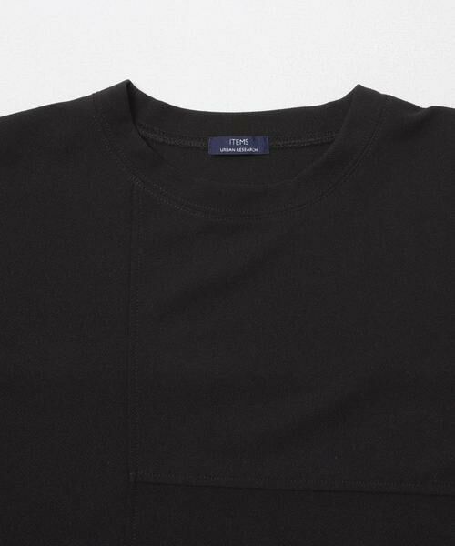 URBAN RESEARCH ITEMS / アーバンリサーチ アイテムズ Tシャツ | シャドーパターンキリカエ半袖Tシャツ | 詳細30