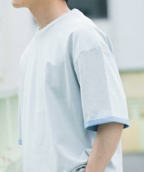 URBAN RESEARCH ITEMS / アーバンリサーチ アイテムズ Tシャツ | 『接触冷感/吸水速乾/UVカット』多機能 Wフェイス クルーネック Tシャツ | 詳細3