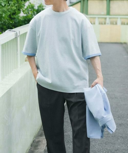 URBAN RESEARCH ITEMS / アーバンリサーチ アイテムズ Tシャツ | 『接触冷感/吸水速乾/UVカット』多機能 Wフェイス クルーネック Tシャツ | 詳細4