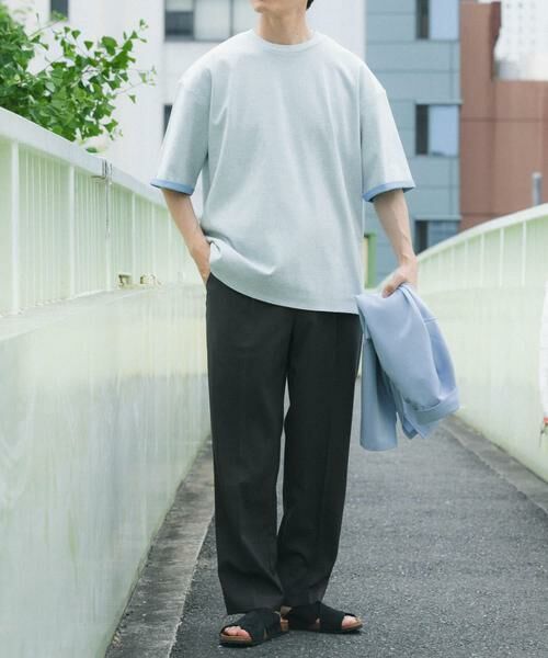 URBAN RESEARCH ITEMS / アーバンリサーチ アイテムズ Tシャツ | 『接触冷感/吸水速乾/UVカット』多機能 Wフェイス クルーネック Tシャツ | 詳細5