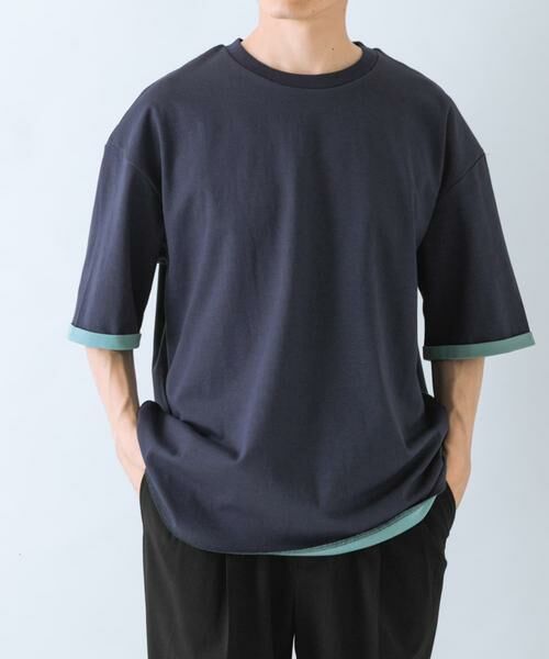 URBAN RESEARCH ITEMS / アーバンリサーチ アイテムズ Tシャツ | 『接触冷感/吸水速乾/UVカット』多機能 Wフェイス クルーネック Tシャツ | 詳細23