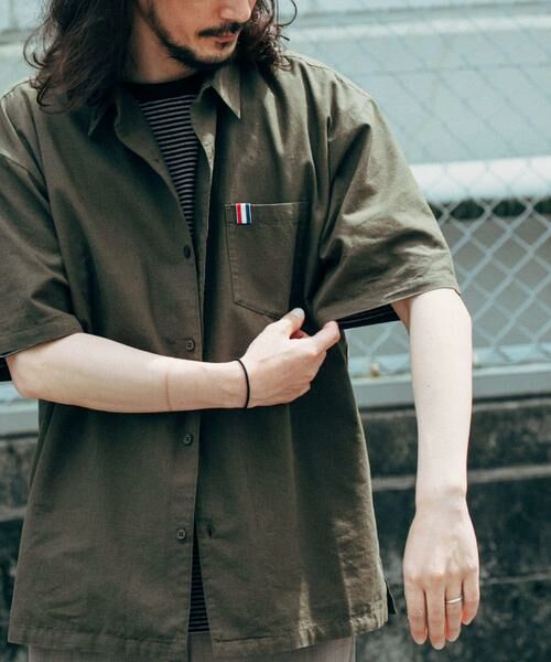 URBAN RESEARCH ITEMS / アーバンリサーチ アイテムズ シャツ・ブラウス | 『吸水速乾』フレンチリネン×COOLMAX ハンソデシャツ | 詳細1