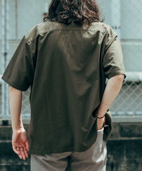 URBAN RESEARCH ITEMS / アーバンリサーチ アイテムズ シャツ・ブラウス | 『吸水速乾』フレンチリネン×COOLMAX ハンソデシャツ | 詳細4