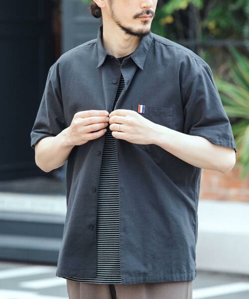 URBAN RESEARCH ITEMS / アーバンリサーチ アイテムズ シャツ・ブラウス | 『吸水速乾』フレンチリネン×COOLMAX ハンソデシャツ | 詳細15