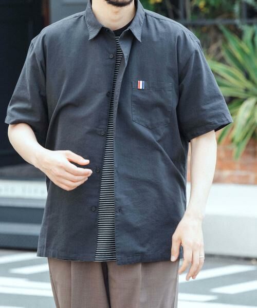 URBAN RESEARCH ITEMS / アーバンリサーチ アイテムズ シャツ・ブラウス | 『吸水速乾』フレンチリネン×COOLMAX ハンソデシャツ | 詳細16