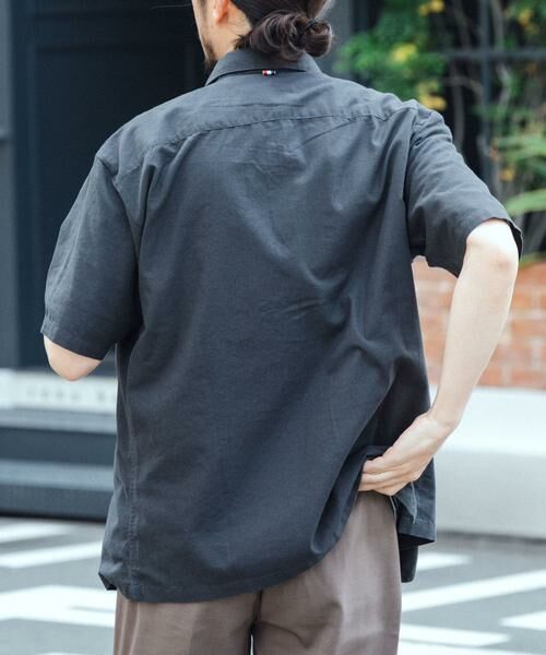 URBAN RESEARCH ITEMS / アーバンリサーチ アイテムズ シャツ・ブラウス | 『吸水速乾』フレンチリネン×COOLMAX ハンソデシャツ | 詳細18