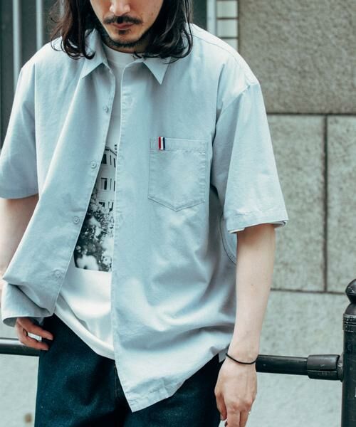 URBAN RESEARCH ITEMS / アーバンリサーチ アイテムズ シャツ・ブラウス | 『吸水速乾』フレンチリネン×COOLMAX ハンソデシャツ | 詳細22