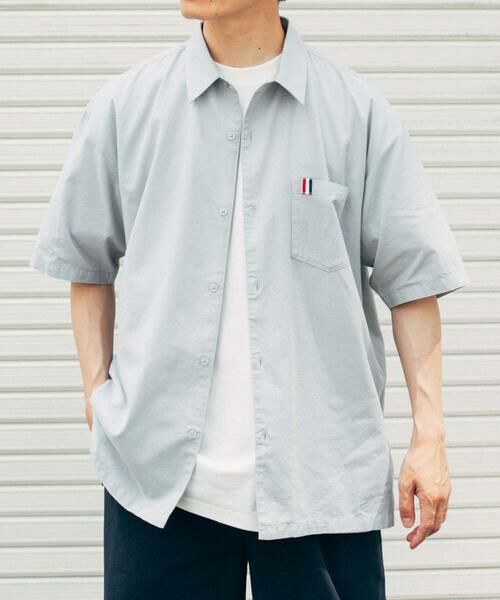 URBAN RESEARCH ITEMS / アーバンリサーチ アイテムズ シャツ・ブラウス | 『吸水速乾』フレンチリネン×COOLMAX ハンソデシャツ | 詳細26