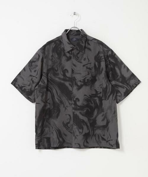 URBAN RESEARCH ITEMS / アーバンリサーチ アイテムズ シャツ・ブラウス | マーブルプリントレギュラーカラーショートスリーブシャツ | 詳細16