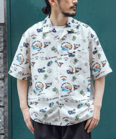 URBAN RESEARCH ITEMS / アーバンリサーチ アイテムズ シャツ・ブラウス | アロハプリントオープンカラー半袖シャツ