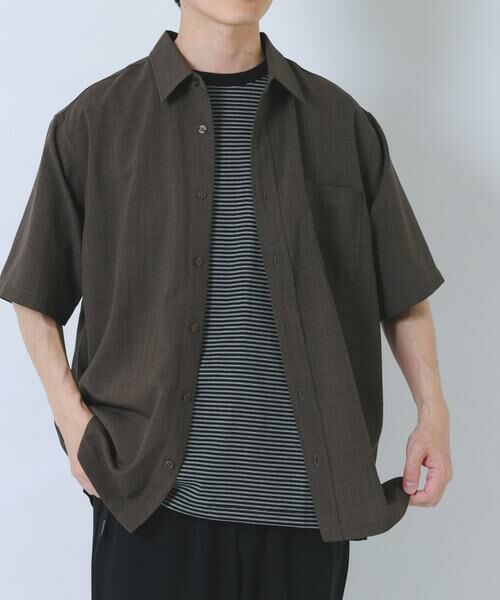 URBAN RESEARCH ITEMS / アーバンリサーチ アイテムズ シャツ・ブラウス | 『接触冷感/吸水速乾/イージーケア/UVカット』クイックドライリネンタッチ半袖シャツ | 詳細3