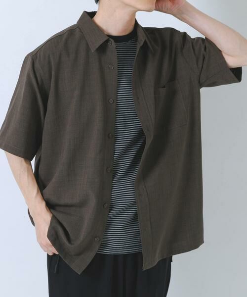 URBAN RESEARCH ITEMS / アーバンリサーチ アイテムズ シャツ・ブラウス | 『接触冷感/吸水速乾/イージーケア/UVカット』クイックドライリネンタッチ半袖シャツ | 詳細4
