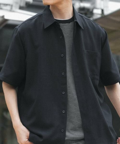 URBAN RESEARCH ITEMS / アーバンリサーチ アイテムズ シャツ・ブラウス | 『接触冷感/吸水速乾/イージーケア/UVカット』クイックドライリネンタッチ半袖シャツ | 詳細13