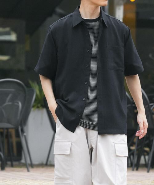 URBAN RESEARCH ITEMS / アーバンリサーチ アイテムズ シャツ・ブラウス | 『接触冷感/吸水速乾/イージーケア/UVカット』クイックドライリネンタッチ半袖シャツ | 詳細14