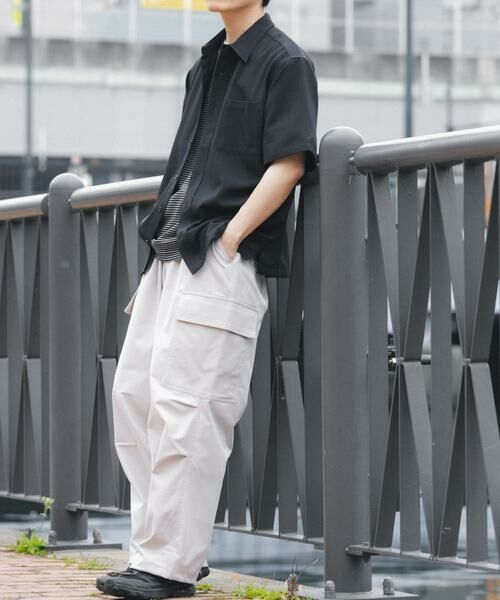 URBAN RESEARCH ITEMS / アーバンリサーチ アイテムズ シャツ・ブラウス | 『接触冷感/吸水速乾/イージーケア/UVカット』クイックドライリネンタッチ半袖シャツ | 詳細15