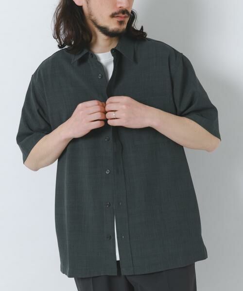 URBAN RESEARCH ITEMS / アーバンリサーチ アイテムズ シャツ・ブラウス | 『接触冷感/吸水速乾/イージーケア/UVカット』クイックドライリネンタッチ半袖シャツ | 詳細24