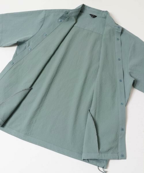 URBAN RESEARCH ITEMS / アーバンリサーチ アイテムズ シャツ・ブラウス | 『接触冷感/イージーケア/吸水速乾/撥水/防汚』高機能シアサッカー サイドストレージシャツ(楽着シリーズ) | 詳細10