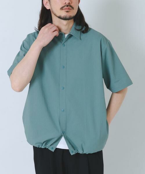 URBAN RESEARCH ITEMS / アーバンリサーチ アイテムズ シャツ・ブラウス | 『接触冷感/イージーケア/吸水速乾/撥水/防汚』高機能シアサッカー サイドストレージシャツ(楽着シリーズ) | 詳細2