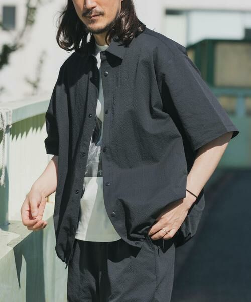 URBAN RESEARCH ITEMS / アーバンリサーチ アイテムズ シャツ・ブラウス | 『接触冷感/イージーケア/吸水速乾/撥水/防汚』高機能シアサッカー サイドストレージシャツ(楽着シリーズ) | 詳細15