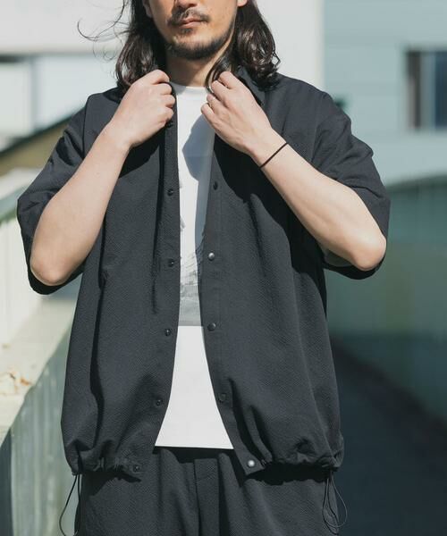 URBAN RESEARCH ITEMS / アーバンリサーチ アイテムズ シャツ・ブラウス | 『接触冷感/イージーケア/吸水速乾/撥水/防汚』高機能シアサッカー サイドストレージシャツ(楽着シリーズ) | 詳細17