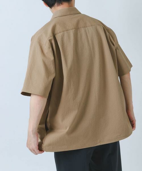 URBAN RESEARCH ITEMS / アーバンリサーチ アイテムズ シャツ・ブラウス | 『接触冷感/イージーケア/吸水速乾/撥水/防汚』高機能シアサッカー サイドストレージシャツ(楽着シリーズ) | 詳細30