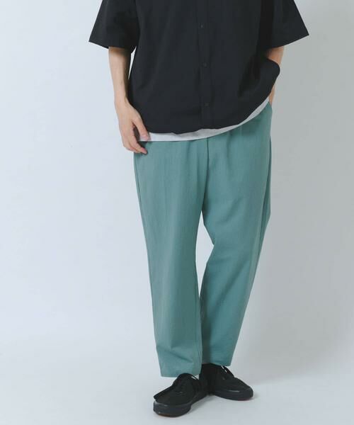 URBAN RESEARCH ITEMS / アーバンリサーチ アイテムズ その他パンツ | 『接触冷感/イージーケア/吸水速乾/撥水/防汚』高機能シアサッカー イージートラウザー(楽着シリーズ) | 詳細3