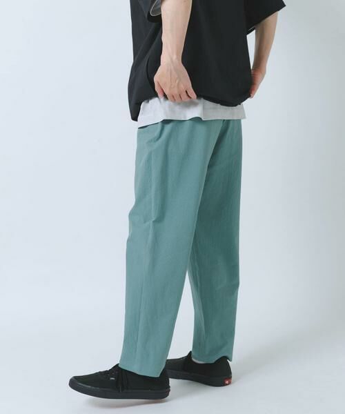 URBAN RESEARCH ITEMS / アーバンリサーチ アイテムズ その他パンツ | 『接触冷感/イージーケア/吸水速乾/撥水/防汚』高機能シアサッカー イージートラウザー(楽着シリーズ) | 詳細5