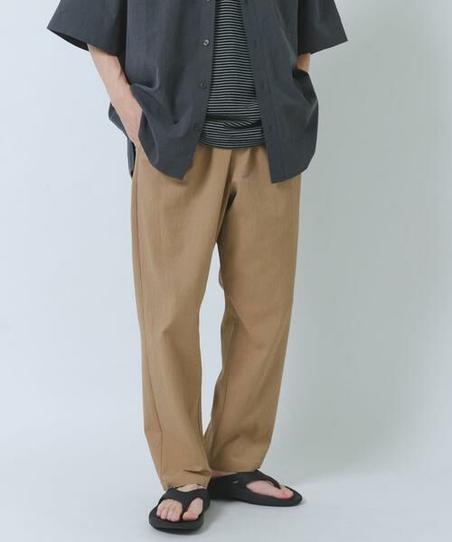 URBAN RESEARCH ITEMS / アーバンリサーチ アイテムズ その他パンツ | 『接触冷感/イージーケア/吸水速乾/撥水/防汚』高機能シアサッカー イージートラウザー(楽着シリーズ) | 詳細24