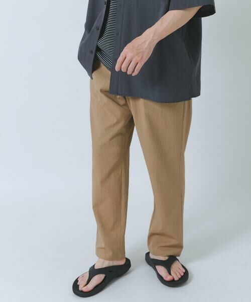 URBAN RESEARCH ITEMS / アーバンリサーチ アイテムズ その他パンツ | 『接触冷感/イージーケア/吸水速乾/撥水/防汚』高機能シアサッカー イージートラウザー(楽着シリーズ) | 詳細26