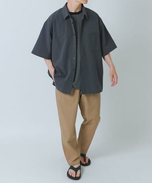 URBAN RESEARCH ITEMS / アーバンリサーチ アイテムズ その他パンツ | 『接触冷感/イージーケア/吸水速乾/撥水/防汚』高機能シアサッカー イージートラウザー(楽着シリーズ) | 詳細29