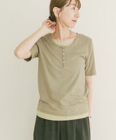 URBAN RESEARCH ITEMS / アーバンリサーチ アイテムズ Tシャツ | リブレイヤード風Tシャツ