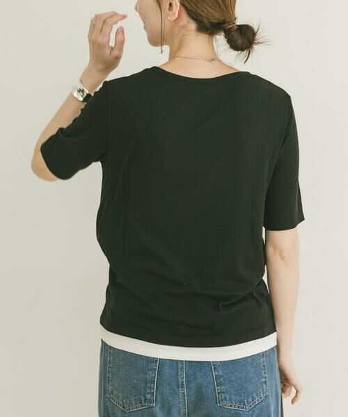 URBAN RESEARCH ITEMS / アーバンリサーチ アイテムズ Tシャツ | リブレイヤード風Tシャツ | 詳細10