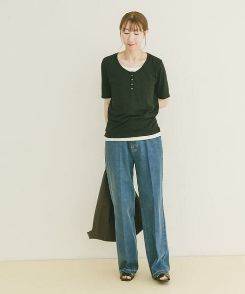 URBAN RESEARCH ITEMS / アーバンリサーチ アイテムズ Tシャツ | リブレイヤード風Tシャツ | 詳細12