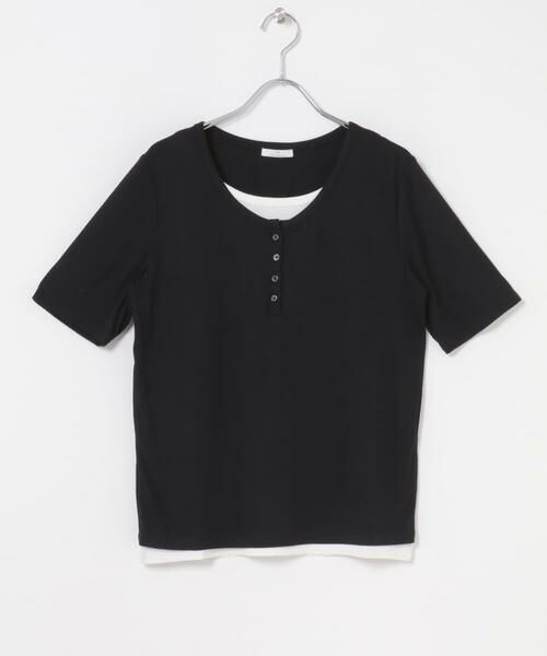 URBAN RESEARCH ITEMS / アーバンリサーチ アイテムズ Tシャツ | リブレイヤード風Tシャツ | 詳細13