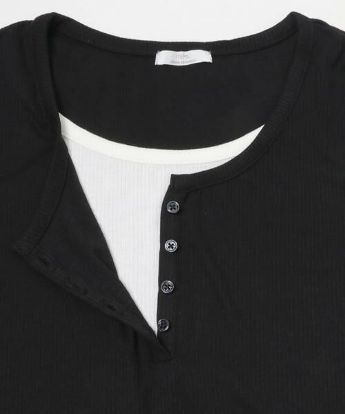 URBAN RESEARCH ITEMS / アーバンリサーチ アイテムズ Tシャツ | リブレイヤード風Tシャツ | 詳細14